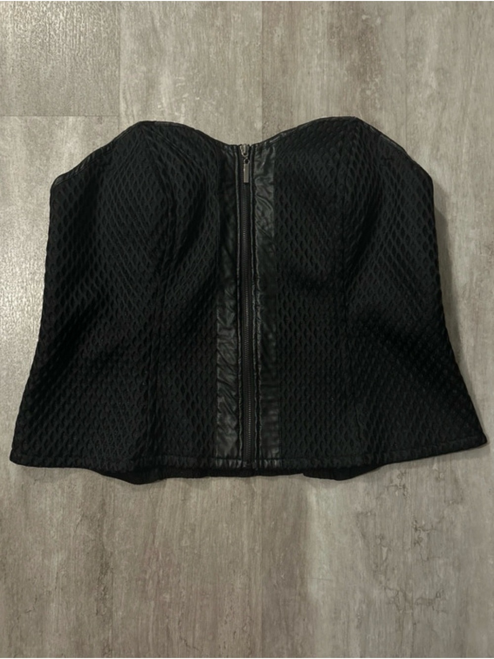 K Jordan Black Corset Top